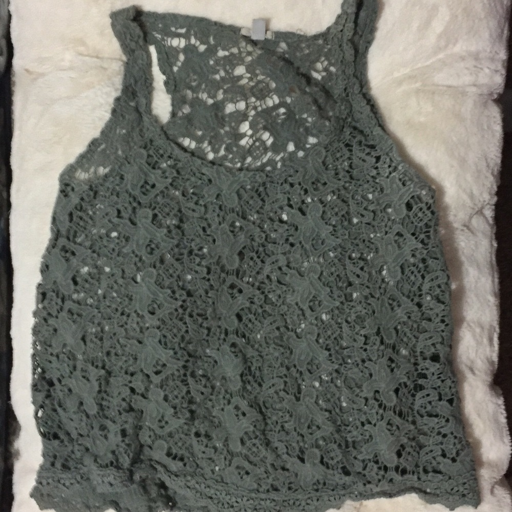 Lace/Crochet Tank Top